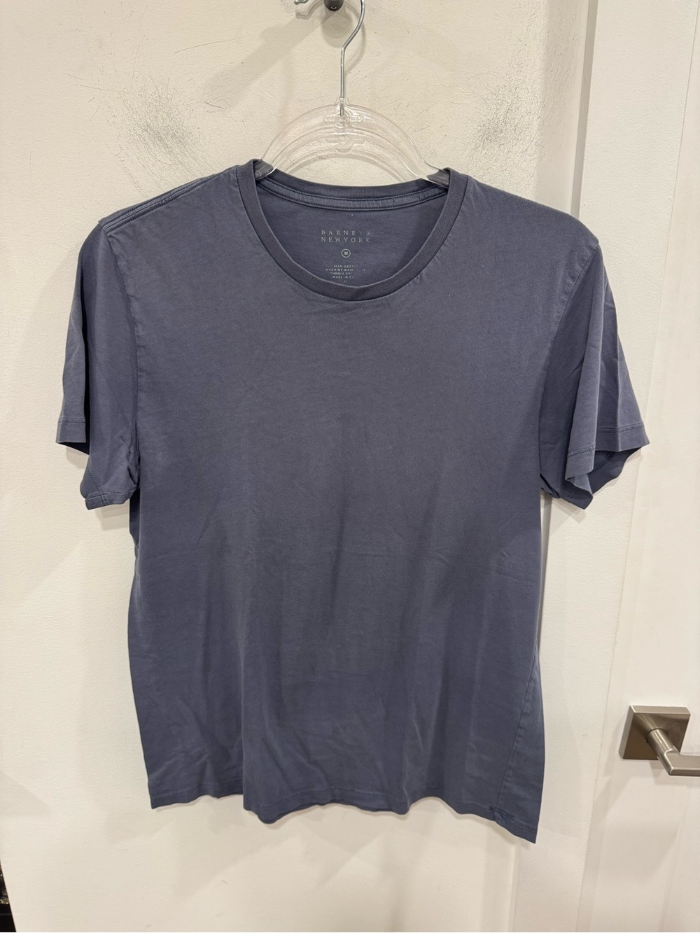 Barney’s New York Men’s Crew Neck T-Shirt - Slate Blue